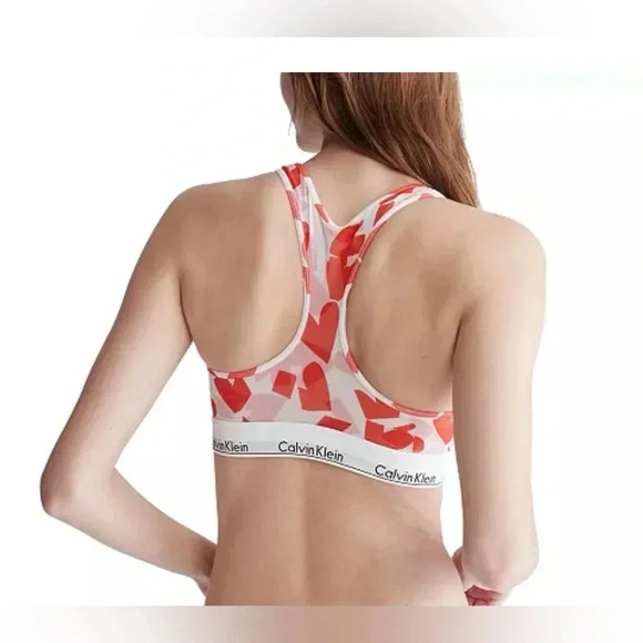 Calvin Klein Valentine’s day mesh unlined bralette sz M nwt 006 - Picture 2 of 3